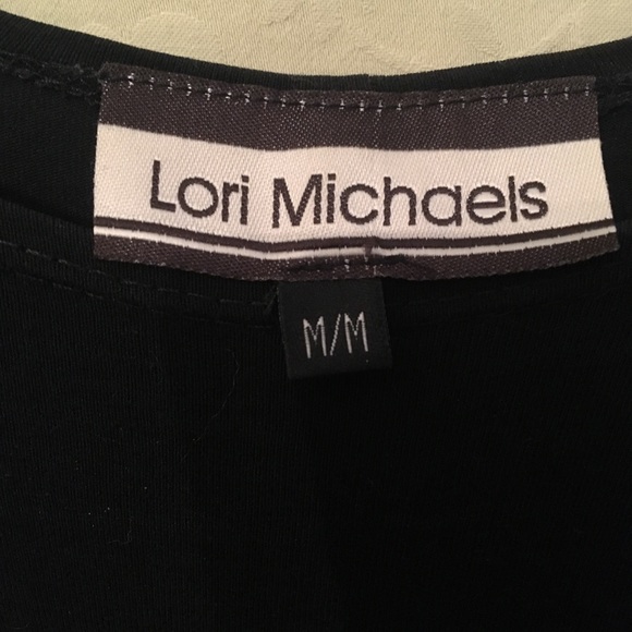 Lori Michaels Black Knit Top - Picture 3 of 6